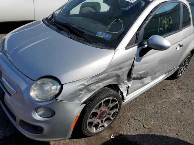 Photo 9 from auction – 2012 FIAT 500 SPORT with VIN 3C3CFFBR5CT123198