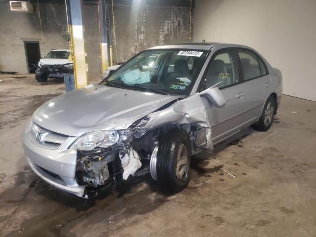 Photo 2 from auction – 2004 HONDA CIVIC EX with VIN 2HGES26774H592791