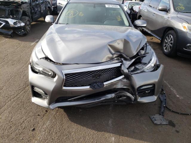 Photo 9 from auction – 2014 INFINITI Q50 BASE with VIN JN1BV7AR0EM697902