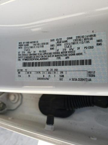 Foto 10 de la subasta – 2022 FORD BRONCO BAS con VIN 1FMEE5DPXNLA95941