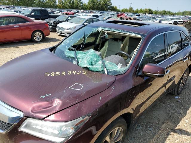 Photo 9 from auction – 2014 ACURA MDX TECHNO with VIN 5FRYD3H46EB019112