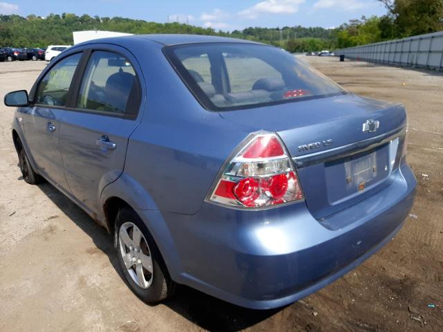 Photo 3 from auction – 2008 CHEVROLET AVEO BASE with VIN KL1TD56628B089135