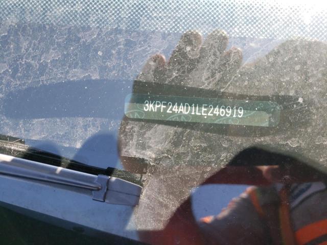 Photo 10 from auction – 2020 KIA FORTE FE with VIN 3KPF24AD1LE246919