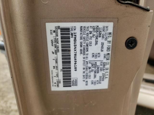 Photo 10 from auction – 1994 FORD EXPLORER with VIN 1FMDU34X7RUA96189