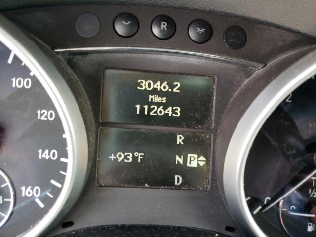 Photo 8 from auction – 2009 MERCEDES-BENZ ML with VIN 4JGBB25E29A485733