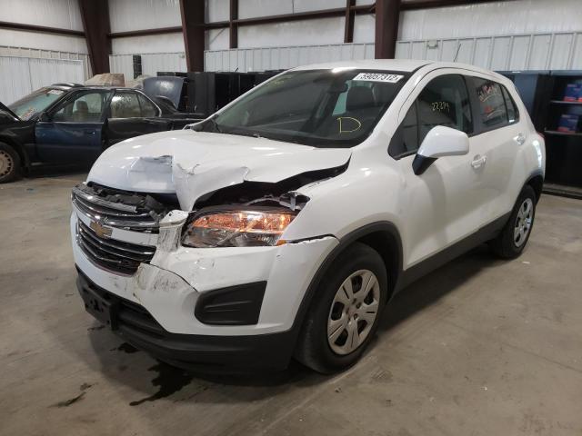 Photo 2 from auction – 2016 CHEVROLET TRAX LS with VIN 3GNCJKSB7GL222740