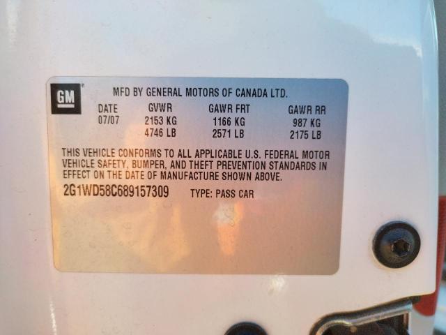 Photo 10 from auction – 2008 CHEVROLET IMPALA SUP with VIN 2G1WD58C689157309