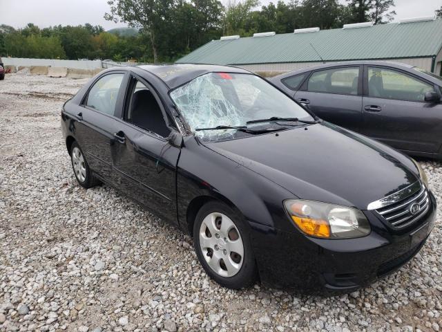 KIA SPECTRA EX 2009 with VIN KNAFE222X95660422 - Photo from auction