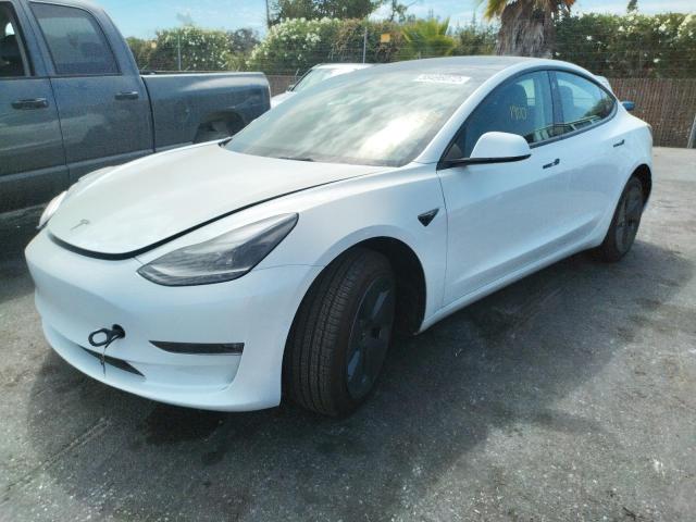 Photo 2 from auction – 2022 TESLA MODEL 3 with VIN 5YJ3E1EB1NF206421