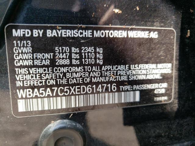 Photo 10 from auction – 2014 BMW 528 XI with VIN WBA5A7C5XED614716