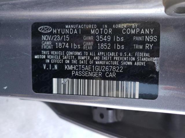 Photo 10 from auction – 2016 HYUNDAI ACCENT SE with VIN KMHCT5AE1GU267822