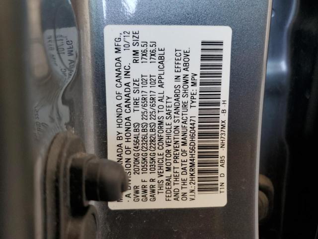 Photo 10 from auction – 2013 HONDA CR-V EX with VIN 2HKRM4H56DH604471