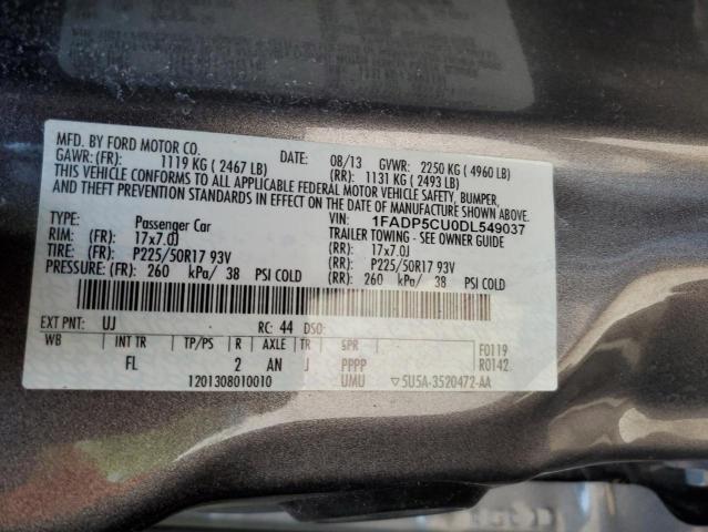 Photo 10 from auction – 2013 FORD C-MAX PREM with VIN 1FADP5CU0DL549037