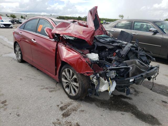 HYUNDAI SONATA SE 2014 with VIN 5NPEC4AC0EH857734 - Photo from auction