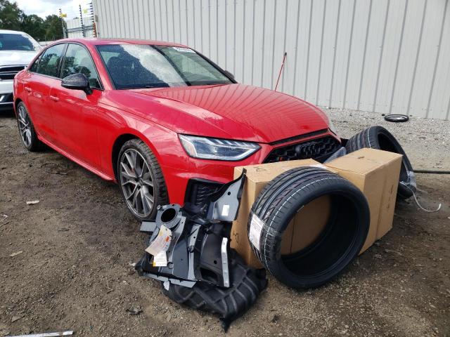 Photo 1 from auction – 2021 AUDI S4 PRESTIG with VIN WAUC4AF49MA087203