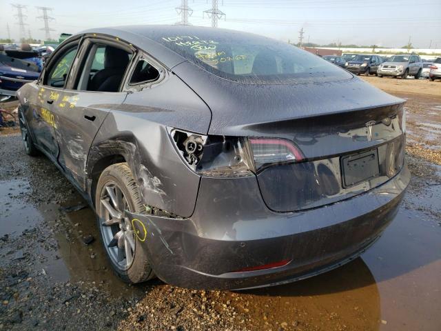 Photo 3 from auction – 2022 TESLA MODEL 3 with VIN 5YJ3E1EA2NF286156