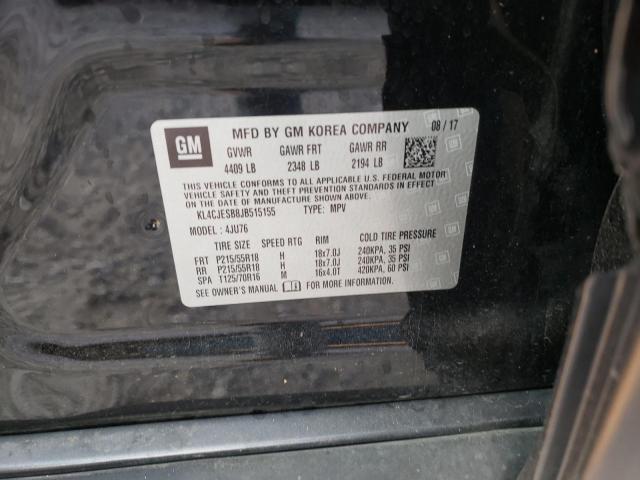 Photo 10 from auction – 2018 BUICK ENCORE PRE with VIN KL4CJESB8JB515155