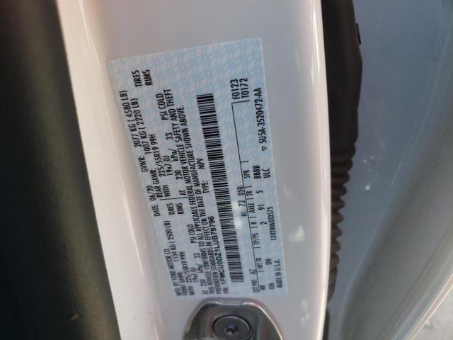 Photo 10 from auction – 2020 FORD ESCAPE TIT with VIN 1FMCU0DZ1LUB79796