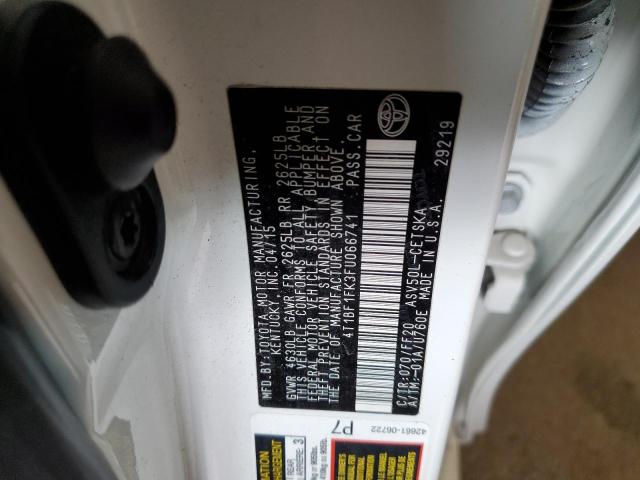 Photo 10 from auction – 2015 TOYOTA CAMRY LE with VIN 4T1BF1FK3FU066741