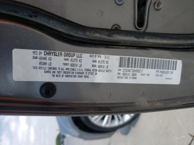 Photo 10 from auction – 2011 CHRYSLER 300C with VIN 2C3CA6CT2BH585217