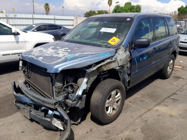 Photo 2 from auction – 2007 HONDA PILOT LX with VIN 5FNYF28137B022046