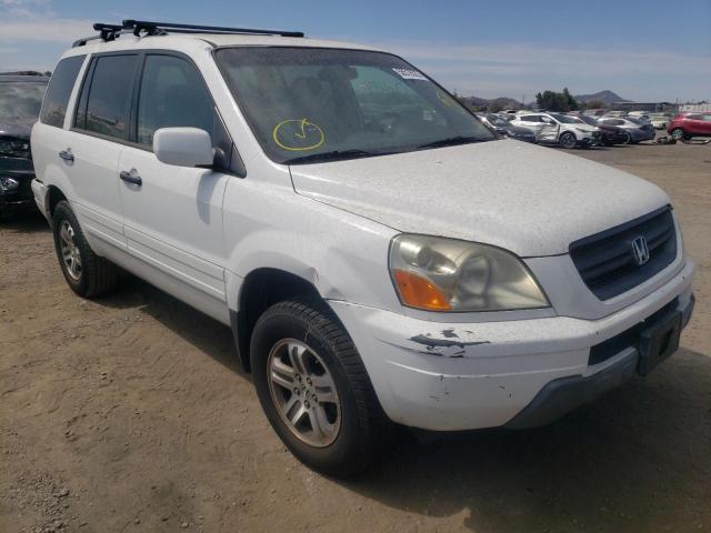 HONDA PILOT EXL 2004 with VIN 2HKYF18544H571538 - Photo from auction