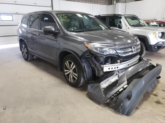 HONDA PILOT EX 2017 with VIN 5FNYF5H3XHB026065 - Photo from auction