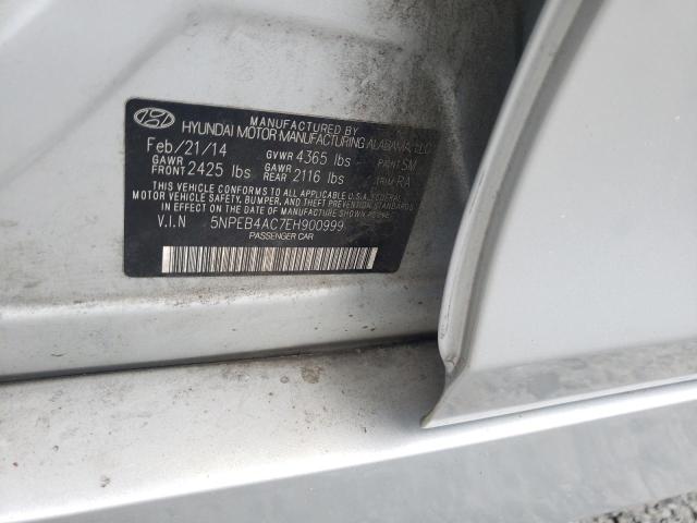 Photo 10 from auction – 2014 HYUNDAI SONATA GLS with VIN 5NPEB4AC7EH900999