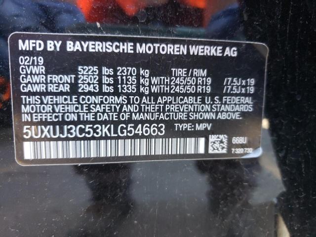 Photo 10 from auction – 2019 BMW X4 XDRIVE3 with VIN 5UXUJ3C53KLG54663