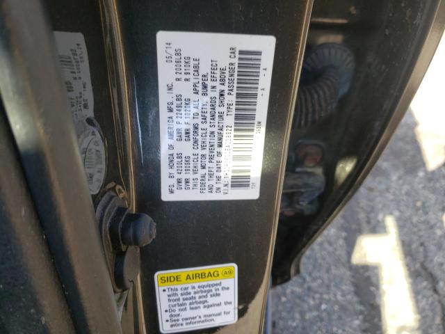 Photo 10 from auction – 2014 HONDA ACCORD LX with VIN 1HGCR2F32EA238922