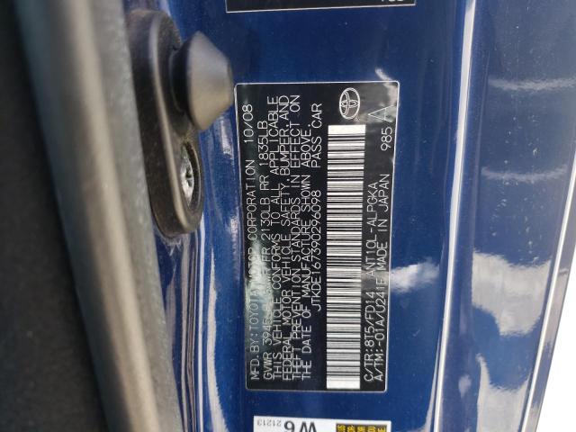 Photo 10 from auction – 2009 TOYOTA SCION TC with VIN JTKDE167390296098