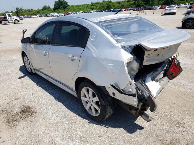 Photo 3 from auction – 2012 NISSAN SENTRA with VIN 3N1AB6AP3CL739158