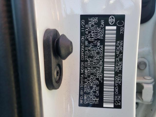 Photo 10 from auction – 2021 TOYOTA COROLLA LE with VIN JTDEPMAE8MJ160064