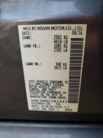 Photo 10 from auction – 2016 NISSAN ALTIMA 3.5 with VIN 1N4BL3AP6GC281443
