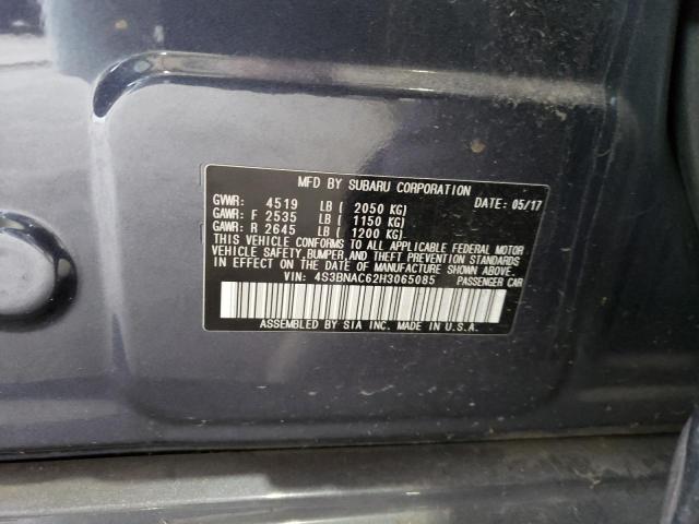 Photo 10 from auction – 2017 SUBARU LEGACY 2.5 with VIN 4S3BNAC62H3065085