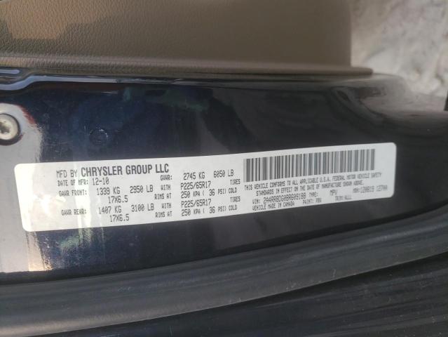 Photo 10 from auction – 2011 CHRYSLER TOWN & COU with VIN 2A4RR8DG0BR609188