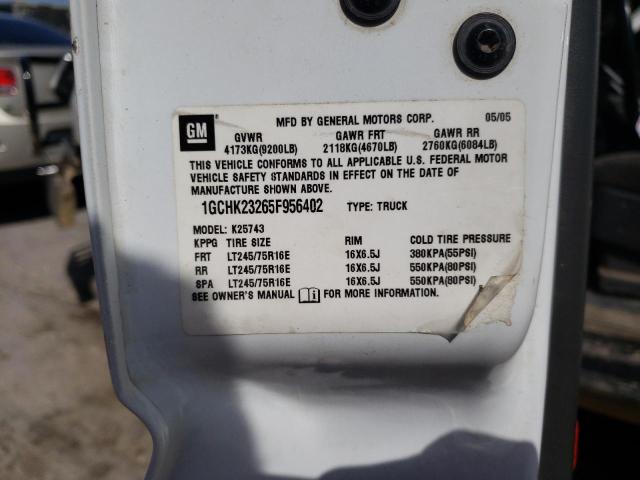 Photo 10 from auction – 2005 CHEVROLET SILVERADO with VIN 1GCHK23265F956402
