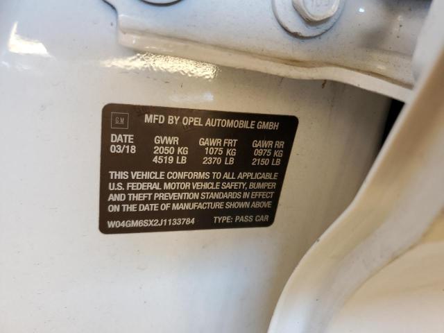 Photo 10 from auction – 2018 BUICK REGAL PREF with VIN W04GM6SX2J1133784