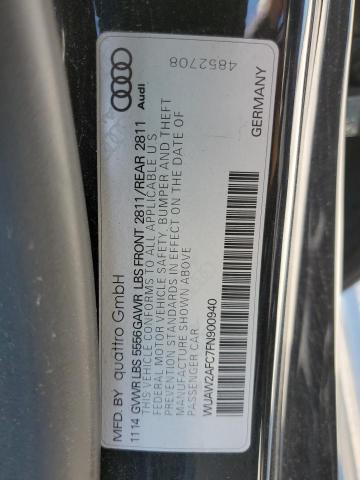 Photo 10 from auction – 2015 AUDI RS7 with VIN WUAW2AFC7FN900940