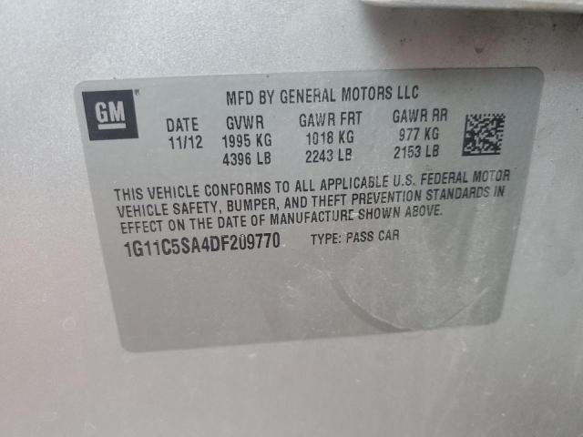 Photo 10 from auction – 2013 CHEVROLET MALIBU 1LT with VIN 1G11C5SA4DF209770