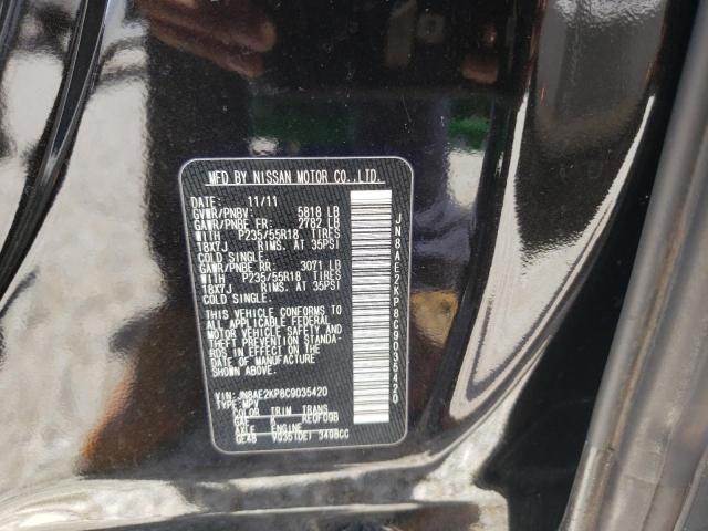 Photo 10 from auction – 2012 NISSAN QUEST with VIN JN8AE2KP8C9035420