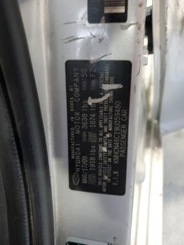 Photo 10 from auction – 2009 HYUNDAI ACCENT GLS with VIN KMHCN46C19U359480