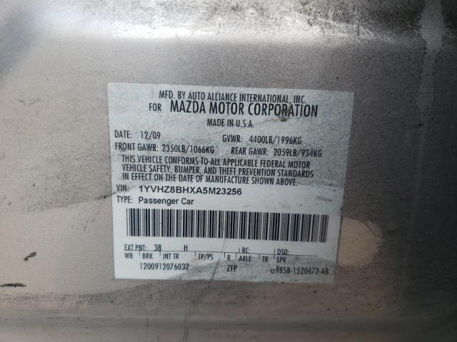 Photo 10 from auction – 2010 MAZDA 6 I with VIN 1YVHZ8BHXA5M23256