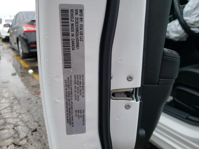 Photo 10 from auction – 2020 DODGE CHARGER GT with VIN 2C3CDXMG5LH249951