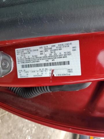 Photo 10 from auction – 2020 FORD ESCAPE SEL with VIN 1FMCU0H67LUA51093