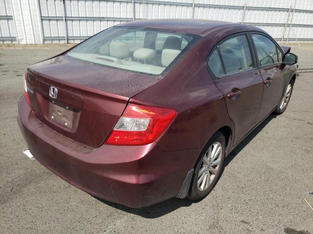 Photo 4 from auction – 2012 HONDA CIVIC EX with VIN 19XFB2F8XCE358523