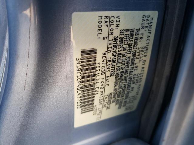 Photo 10 from auction – 2011 NISSAN VERSA S with VIN 3N1BC1CP4BL477232