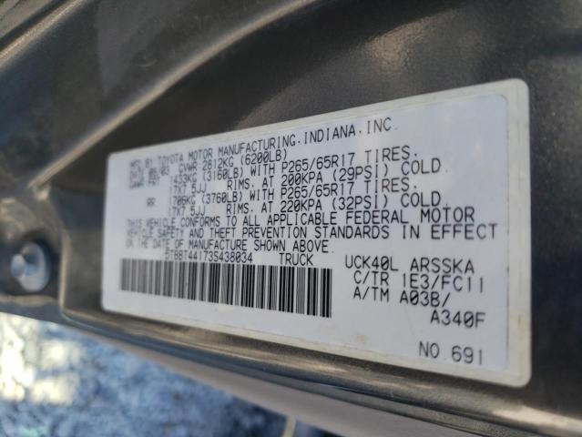 Photo 10 from auction – 2003 TOYOTA TUNDRA ACC with VIN 5TBBT44173S438034