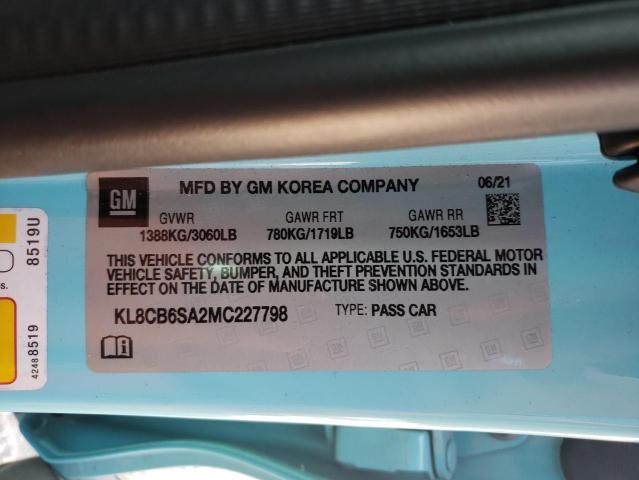 Photo 10 from auction – 2021 CHEVROLET SPARK LS with VIN KL8CB6SA2MC227798