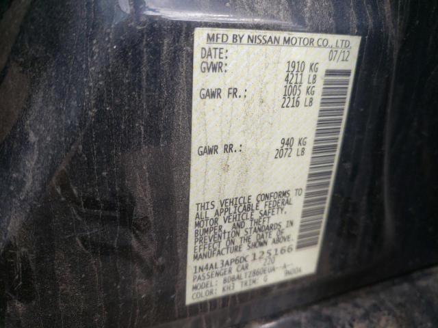 Photo 10 from auction – 2013 NISSAN ALTIMA 2.5 with VIN 1N4AL3AP6DC125166